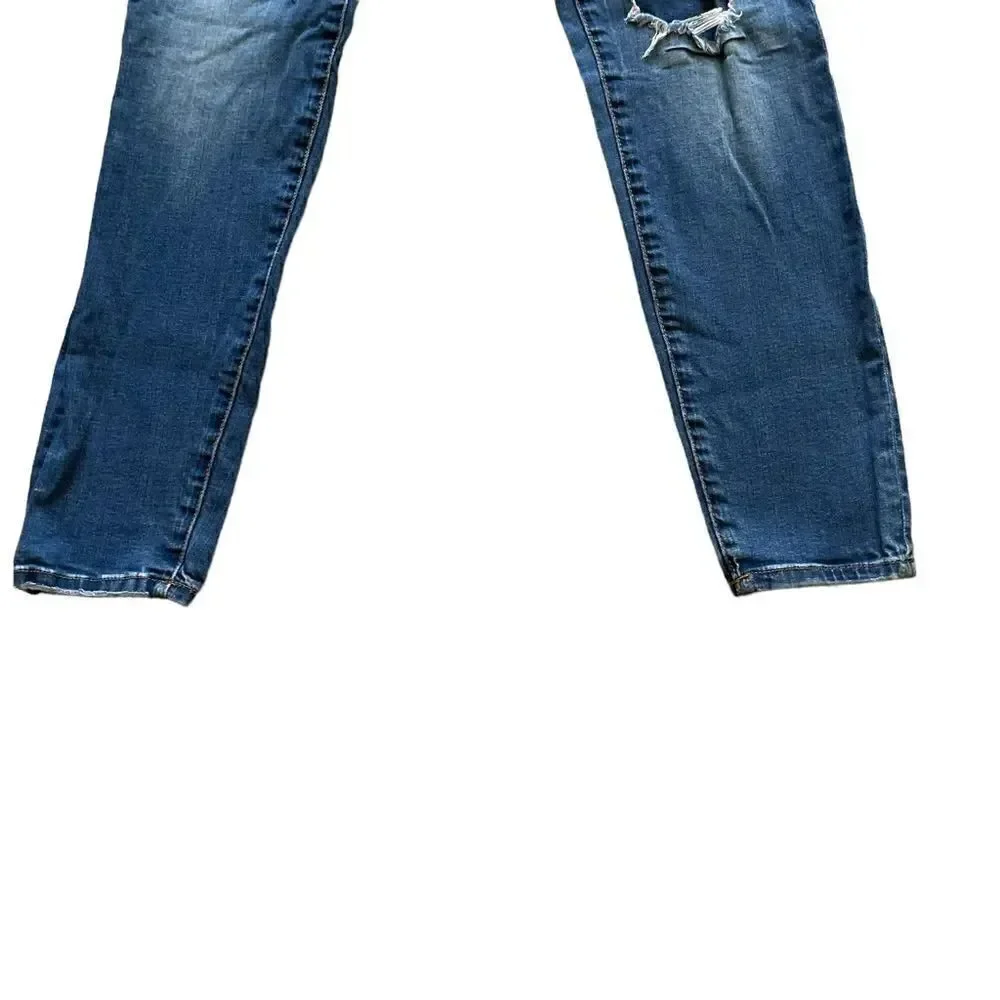 Zara Kids Destructed Slim Fit Skinny Blue Jeans  Sz 13-14